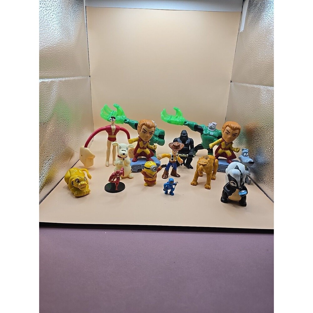 Lot Of 15 Misc. Figures Mostly Kids Meal From Restaurant P012508
